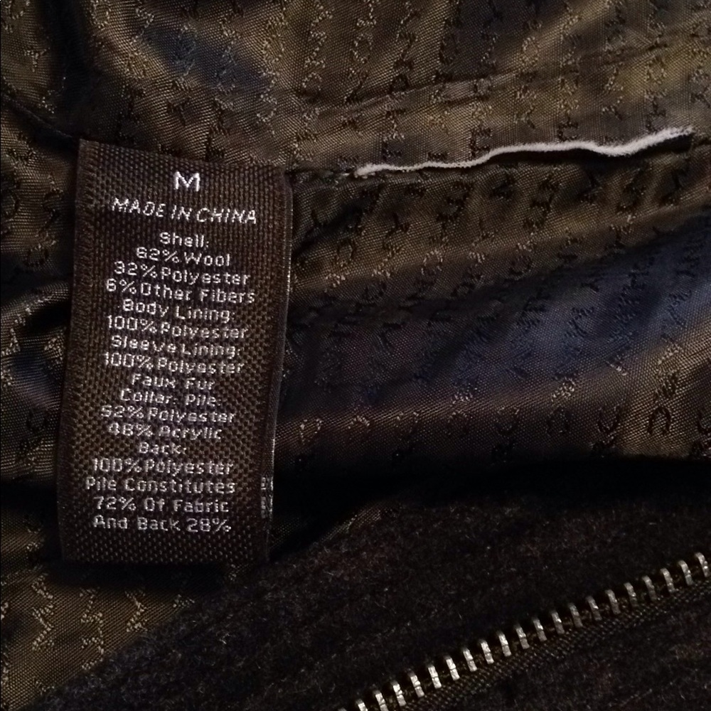 NWOT Marc Anthony Wool Coat - Picture 7 of 7